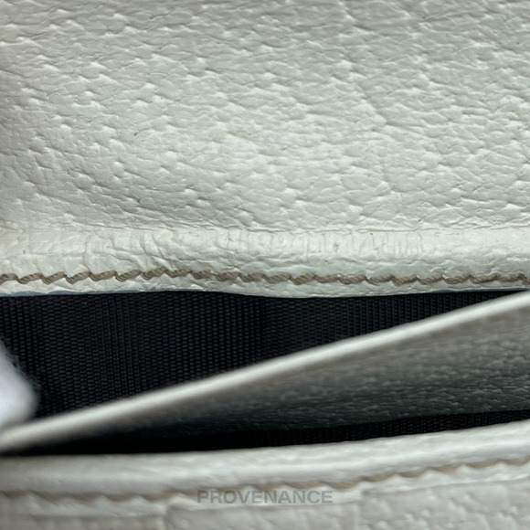 🔴 Gucci GG Canvas Long Wallet - White - Picture 9 of 9